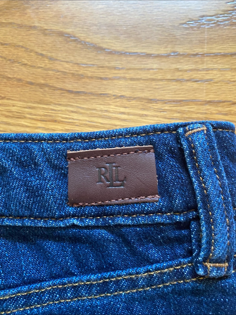 Ralph Lauren Deep Blue Denim Womens Jean Skirt - Picture 10 of 12